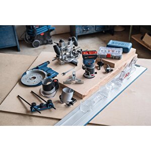 Bosch Gkf 18v-8 + Te 600  Akülü Dik Freze L-boxx (solo) 06016c2003