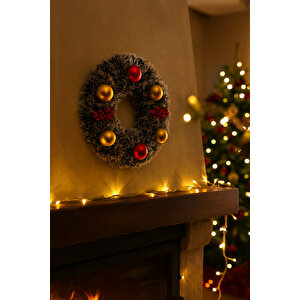 Yılbaşı Kapı Süsü 45 Cm Dekoratif Yılbaşı Süsü