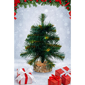 30 Cm Kütüklü Yılbaşı Çam Ağacı