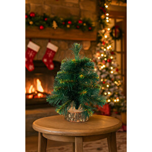 30 Cm Kütüklü Yılbaşı Çam Ağacı