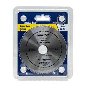 Master Ahşap Daire Testere Bıçağı 115mm 80 Diş