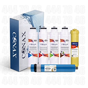 Crypto Takçevir 6 Aşama – Vontron Membran Inline Alkalin Orijinal Filtre Seti