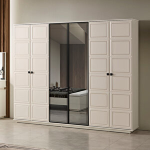 Vizyon Bohem 6 Kapaklı Gardırop Dolap