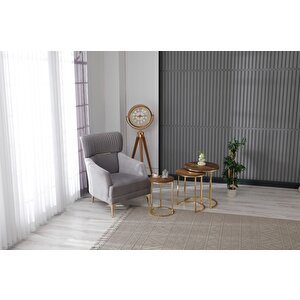 C Zi̇gon Gold Ayak Koyu Cevi̇z Ahşap