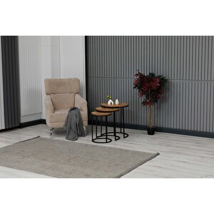 C Zi̇gon Stati̇k Ayak Açik Cevi̇z Ahşap