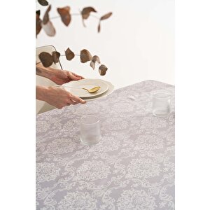 Damascus Gri Masa Örtüsü 160x220 Cm