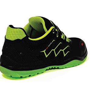 Mekap Rmk-82 S2 Mikrofiber Deri Siyah Yeşil Alüminyum Burun İş Ayakkabısı