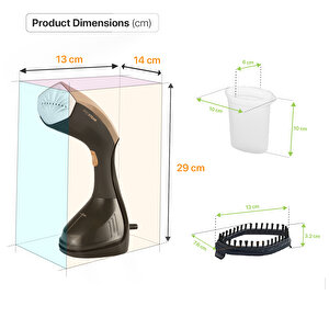 Zln4254 Aurum Touch Pro Dikey Buharlı Ütü | Kırışık Giderici Buharlı Düzleştirici | 1500w