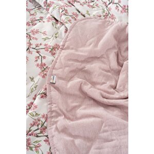 Sakura Çift Kişilik Nevresimli Pike Takımı - 7 Parça Çeyiz Seti