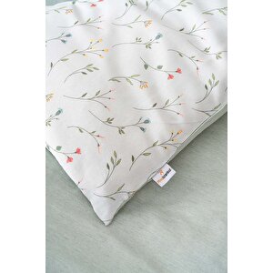 Clara Yeşil Çift Kişilik Nevresim Takımı Pamuklu