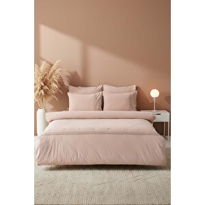 Grace Cappuccino Güpürlü Çift Kişilik %100 Pamuklu Nevresim Seti - 6 Parça Çeyiz Seti