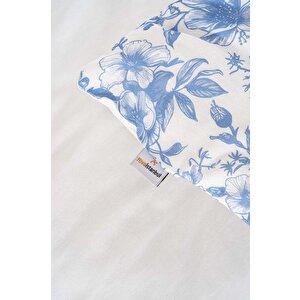 Nova Mavi Çift Kişilik Nevresim Takımı Pamuklu