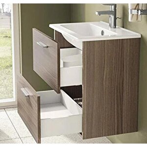 Mia 60 Cm Cordoba Çekmeceli Alt Banyo Dolabı +lavabo