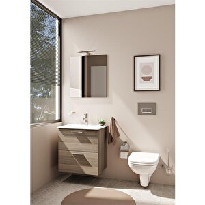Mia 80 Cm Cordoba Çekmeceli Banyo Dolabı Takımı 75101