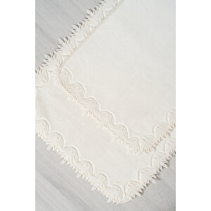 Bella Ekru 2'li Yıkanabilir Banyo & Klozet Paspas Takımı