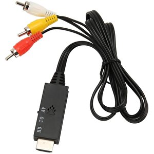 4875 Hdmi To Rca Av 4k30hz Çevirici Dönüştürücü Adaptör