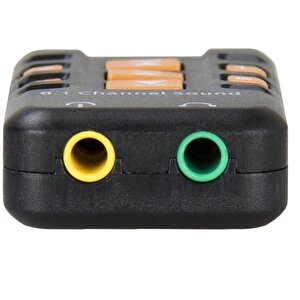 4753 Harici 8.1 Kanal Usb Çevirici 3.5mm Mikrofonlu Ses Kartı