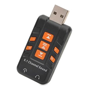 4753 Harici 8.1 Kanal Usb Çevirici 3.5mm Mikrofonlu Ses Kartı