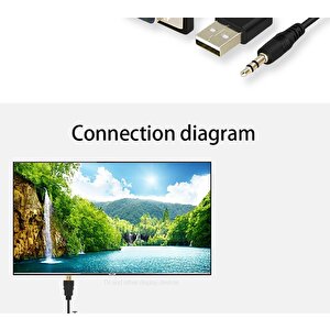 4310 Vga To Hdmi Çevirici Dönüştürücü Adaptör Kablosu