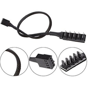 4353 Fan Çoklayıcı 4 Port Y Pwm Splitter 4 Pin