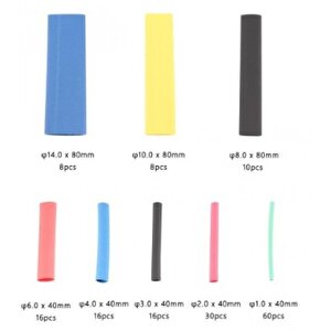 164 Parça Set Isıyla Daralan Makaron Kablo Koruyucu Kılıf