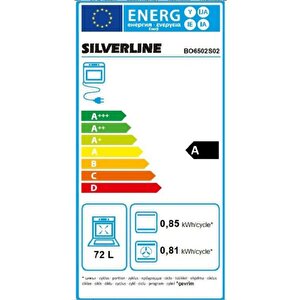 S2-bo6502s02 72 Lt. Gri Ankastre Fırın
