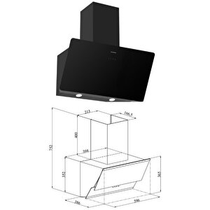 Silverline Siyah Ankastre Set (cs5700c6b01 Ocak/s2-bo6502b02 Fırın/3457 Soho Davlumbaz)