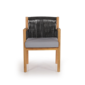 Dynamic Masif Ahşap Iroko Ağacı Bahçe Balkon Salon Teras Masa Sandalye Takımı