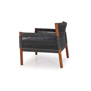 Dynamic Masif Ahşap İroko Ağacı Oturma Grubu Bahçe Balkon Koltuk Takımı 3+1+1+ Masa