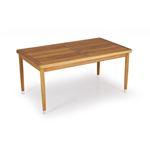 Estella Masif Ahşap İroko Ağacı Bahçe Balkon Oturma Grubu 3+1+1+masa