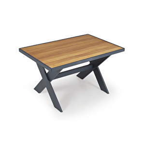 Selina Alüminyum Oturma Grubu Bahçe Balkon Koltuk Takımı 3+1+1+masa