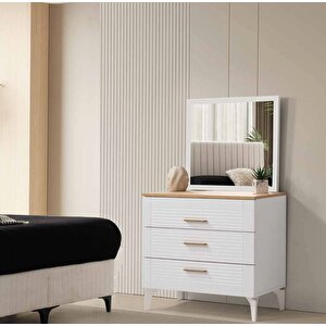 Lemis Tamamı Mdf 6 Kapaklı Gardırop Ve Yatak Odası Takımı - Kurulum Dahil