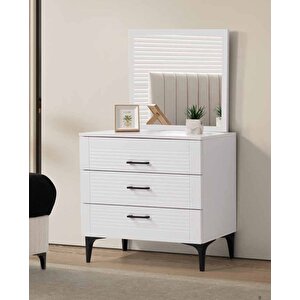 Gardenya  Tamamı Mdf 6 Kapaklı Gardırop Ve Yatak Odası Takımı - Kurulum Dahil