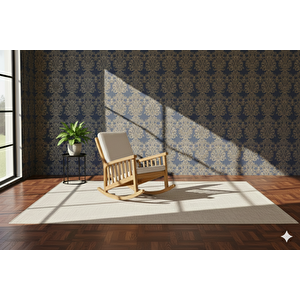 Sandy Masif Dut Ağacı Modern Tasarım Sallanan Sandalye Koltuk Tv Koltuğu