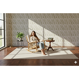 Sandy Masif Dut Ağacı Modern Tasarım Sallanan Sandalye Koltuk Tv Koltuğu