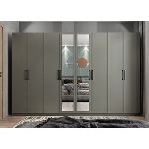 Bar Sekiz  Kapaklı Gardırop Antrasit G.s.b_2_278cm 320 cm