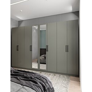 Bar Sekiz  Kapaklı Gardırop Antrasit G.s.b_2_278cm 320 cm