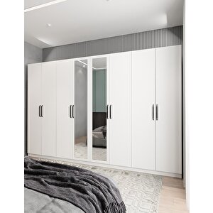 Bar Sekiz  Kapaklı Gardırop Beyaz G.s.b_1_360cm 360 cm