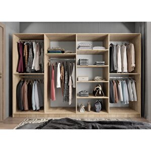 Eko Sekiz  Kapaklı Gardırop Meşe G.s.b.e_5_ 320cm 320 cm