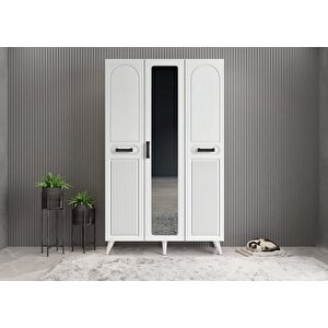 Life Membran 3 Kapaklı Portmanto Beyaz P.u.m.l_1_105cm 105 cm