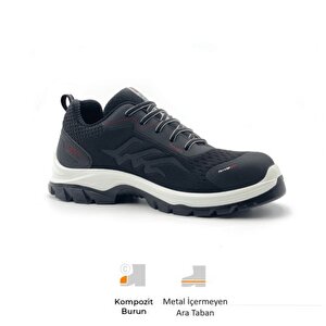 Gripper Gpr-181 S1p Src Kompozit Burun Kevlar Ara Taban Hybridfit İş Ayakkabısı 42