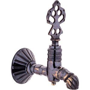 Osmanlı Musluğu Sarıklı - Aç Kapa Eskitme 1/2 Antik (lüx , %100 Pi̇ri̇nç)