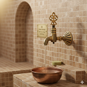 Osmanlı Musluğu Anti̇k 1/2 Aç - Kapa (%100 Pi̇ri̇nç)