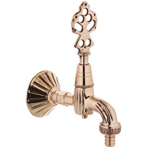 Lpd Sarı Osmanlı Musluk Rakorlu Bahçe Tipi / Lüx . %100 Pirinç