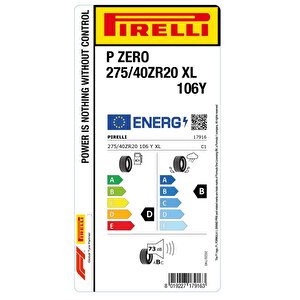 275/40r20 106y Xl P Zero (bl) 2025 Yaz Lasti̇ği̇
