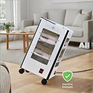 Kht-8407 İnfrared Elektrikli 5 Yönlü Quartz Isıtıcı