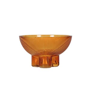 Bologna Kahve Rengi Balon Kase 18*18*11 Cm Ak.ki0063