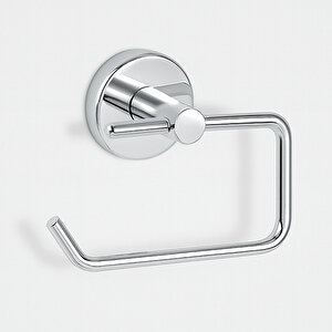 Kapaksız Wc Kağıt Aparatı Vidalı Paslanmaz Metal Duvar Tuvalet Kağıtlık Banyo Aksesuarı Gümüş Krom