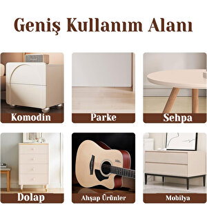 Beyaz Renk Ahşap Parke Tamir Macunu Mobilya Masa Dolgu Çatlak Çizik Giderici 125 Ml Kullanıma Hazır