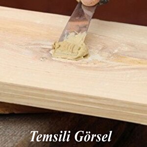 Açık Ceviz Ahşap Parke Tamir Macunu Mobilya Dolgu Çatlak Çizik Giderici 200 Gr Kullanıma Hazır Macun